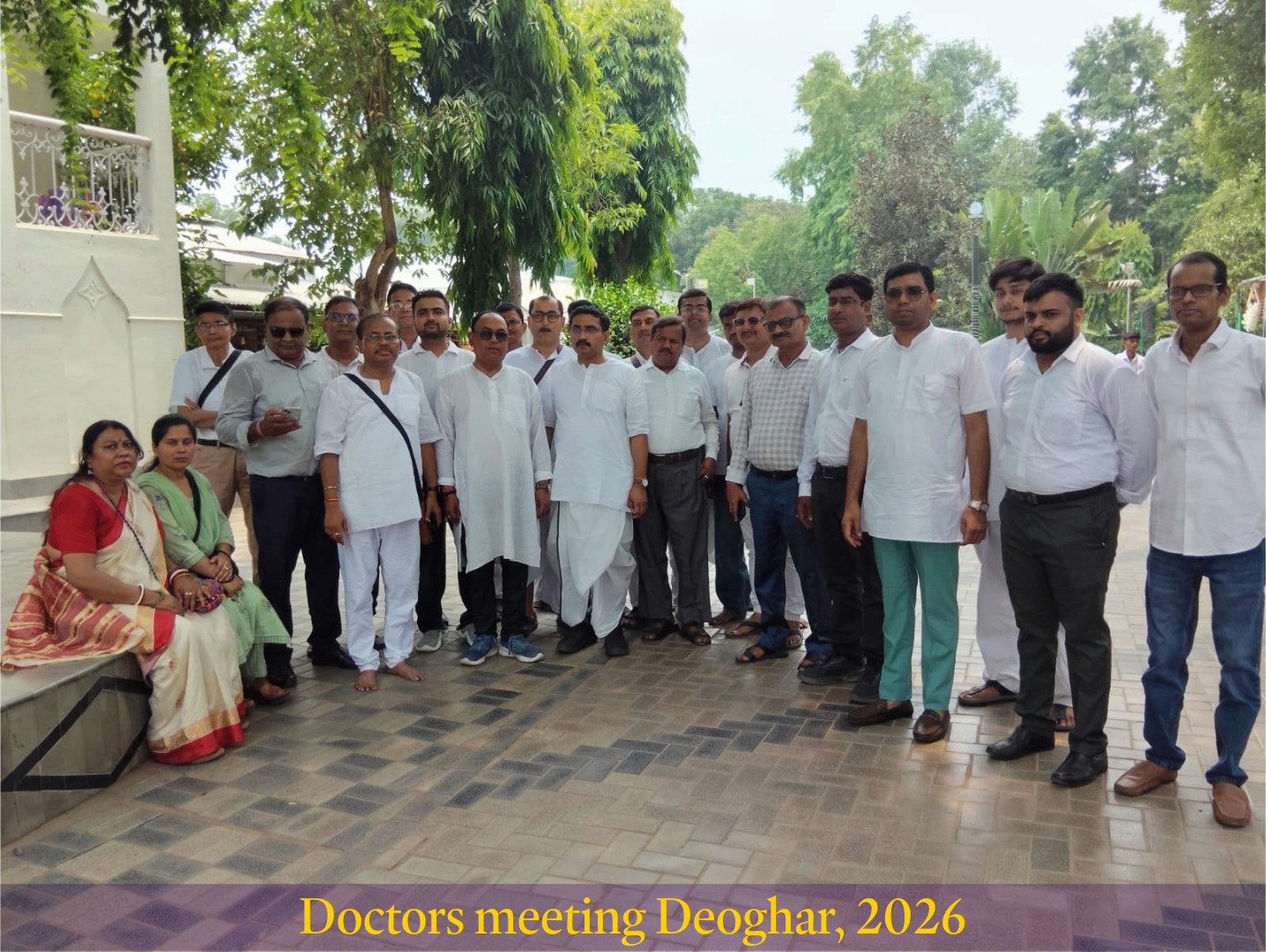 Doctors gathered at the Zenithia Med doctors' meet in Deoghar, 2026