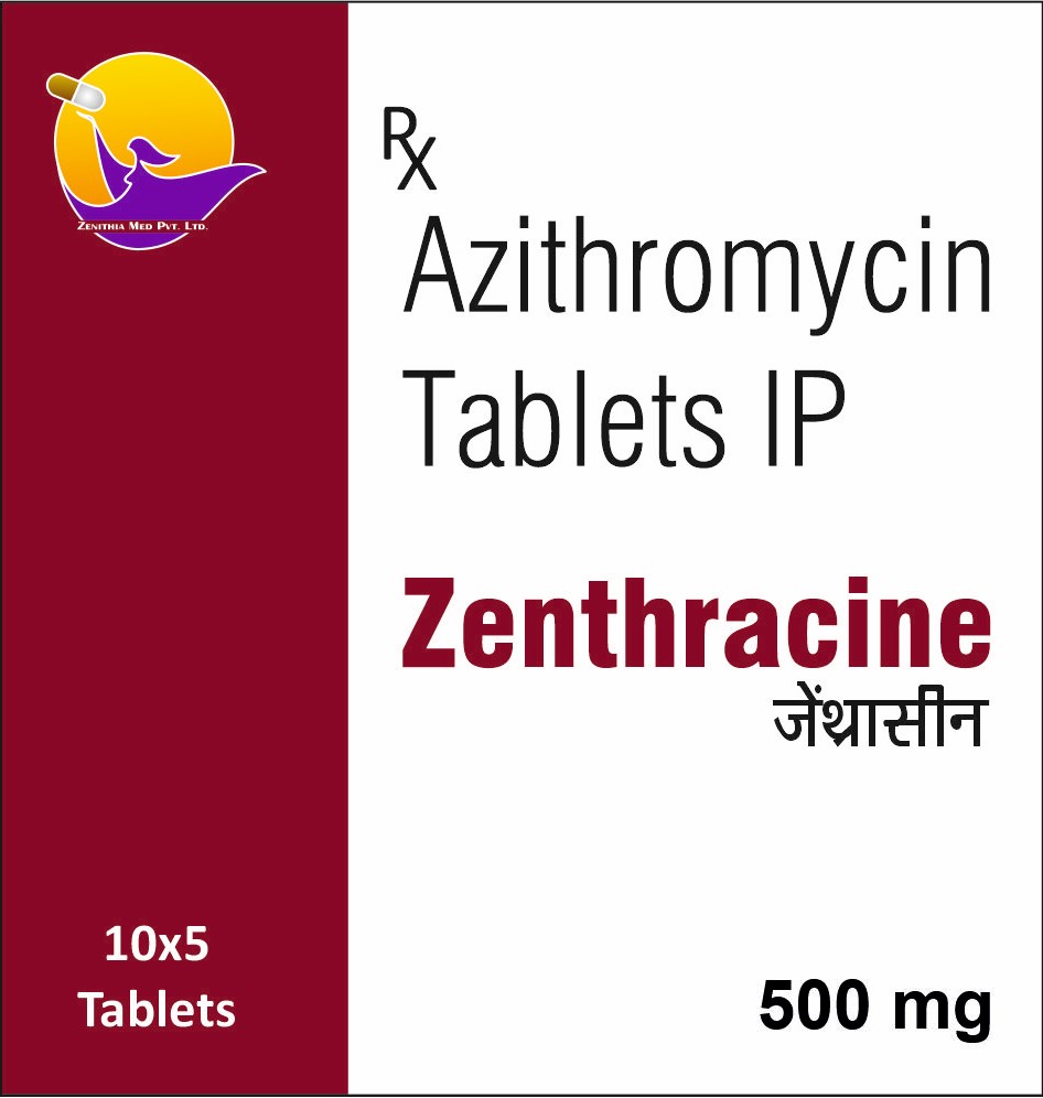 Zenthracine — Azithromycin Tablets IP 500 mg