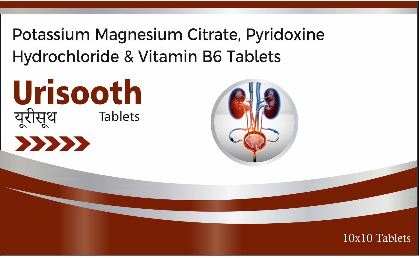 Urisooth — Potassium Magnesium Citrate, Pyridoxine and Vitamin B6 Tablets